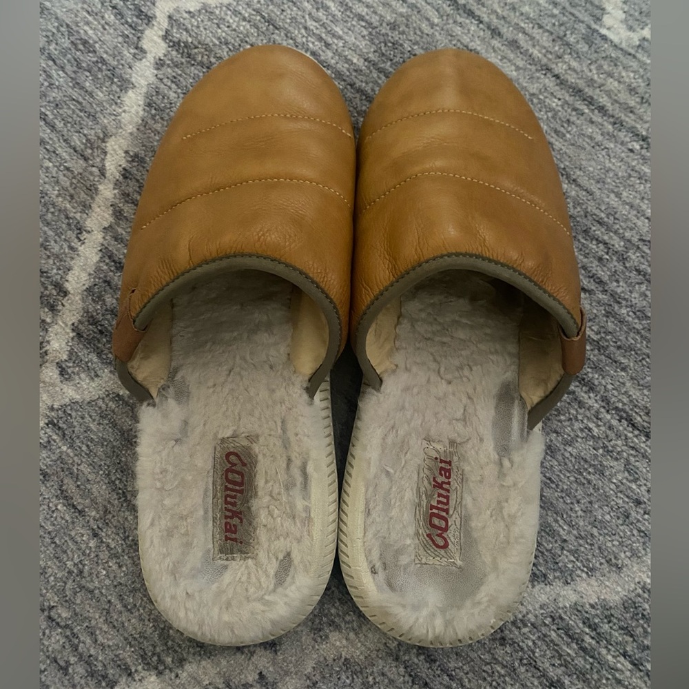 Olukai Mua 'Ili Slippers Mens size 11
